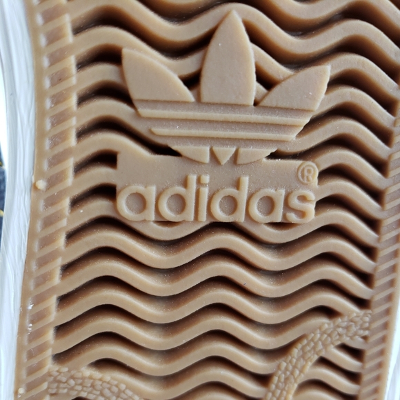 adidas Originals NIZZA HI RF Men's Brown Leather Sneakers Shoes - Picture 12 of 12